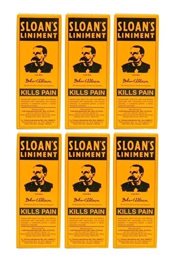 Sloan's Liniment Pain Killer Liniment Oil for Instant Relief 70ml (Pack of 6)