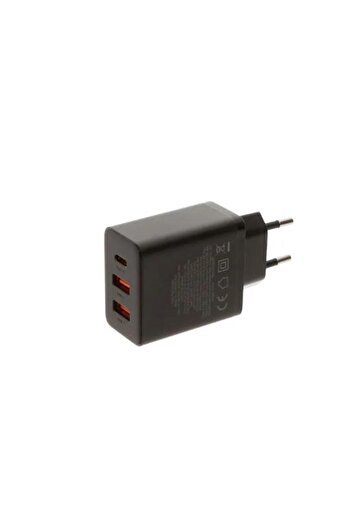 Baseus Cube Network Charger, 30 W, 3 A, USB-C, 2 USB-A (Black)