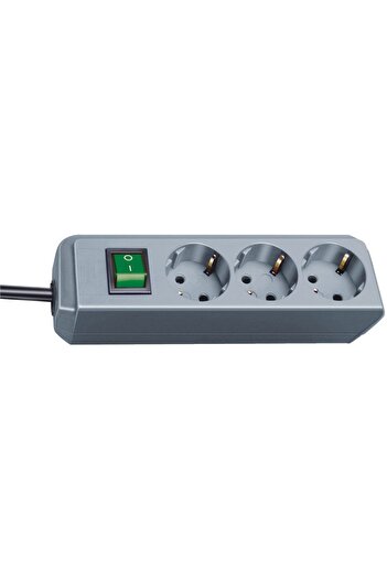 Brennenstuhl Extension cord -Line 3 sockets, 1.5m H05VV-F 3G1,5 Grey