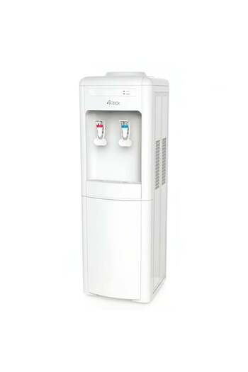 Wbox W-Box 20L Standing Water Cooler 2 Taps Top Filling - Hot & Cold - White - KWD707