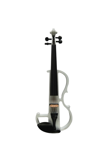 Depox Silent Electric Violin 4/4, Solid White Wood