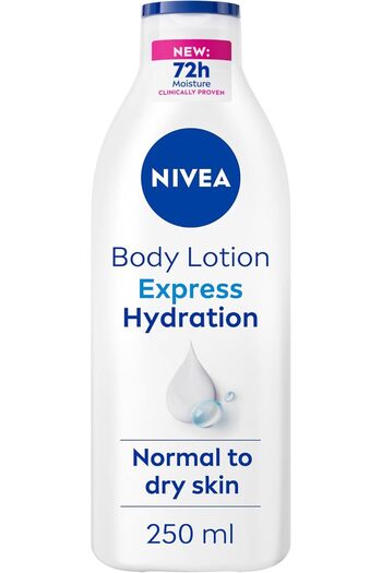 NIVEA Body Lotion for Normal to Dry Skin, Express Hydration, 250ml