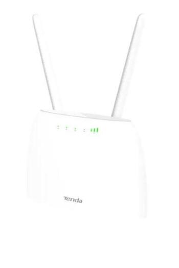 Tenda Router Wireless 4G06, 300 Mbps, 4G VoLTE, 2 External Antennas (White)