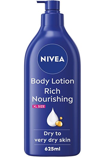 NIVEA Nourishing Body Lotion for Sensitive Dry Skin, 625ml