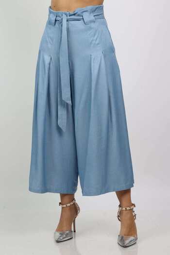 Nichii Women's Wide-Leg Long Jeans
