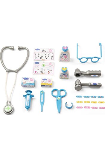 Smoby Doctor's kit toy, Smoby, Peppa Pig, 25.3 x 10.7 x 23.4 cm, 36 months+, Pink