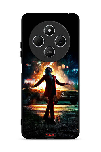 Tolwak غطاء حماية لهاتف Xiaomi Redmi 14C 4G بنمط Joker Happy Mode