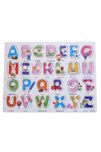 OEM Interactive Wooden Game with Attractive Illustrations for Each Letter