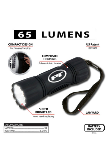 Performance Tool 65-Lumens Storm Composite LED Flashlight