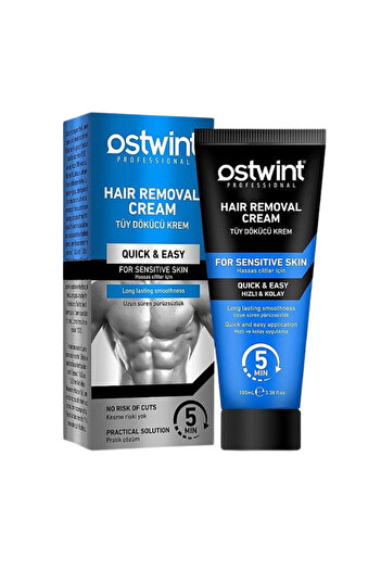 Ostwint Hair Removal Cream for Sensitive Skin - 100ml (Men)