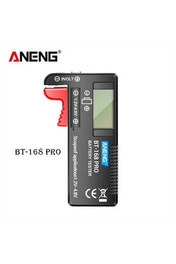 Choice1 BT-168 PRO ANENG BT-168 Pro BT-168D BT-168 Digital Battery Tester LCD Display CDN AAA AA Button Cell