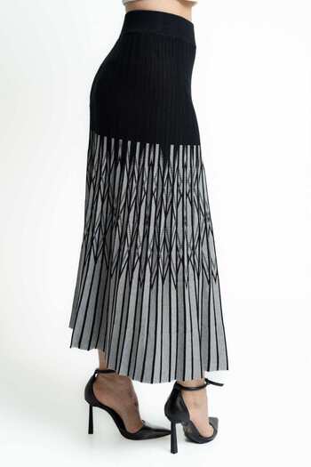 mica Women’s High-Waisted Printed Midi Skirt