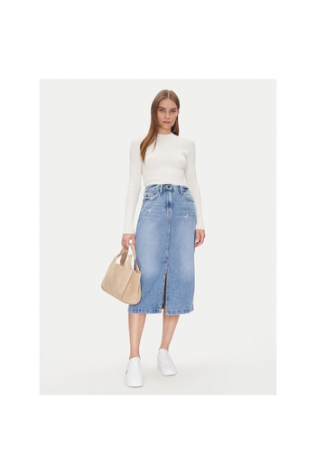 Tommy Hilfiger CLAIRE MIDI SUKNĚ BI