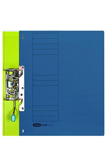 ELBA Smart A4 Prong Folder 1/1, Manila Cardboard 250gsm, 200-Sheet Capacity, Blue Color