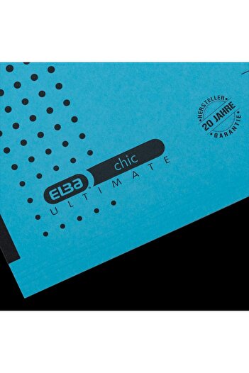 ELBA Ultimate Hanging Folder with Gusset A4, 240gsm Cardboard, 330-Sheet Capacity, Blue Color