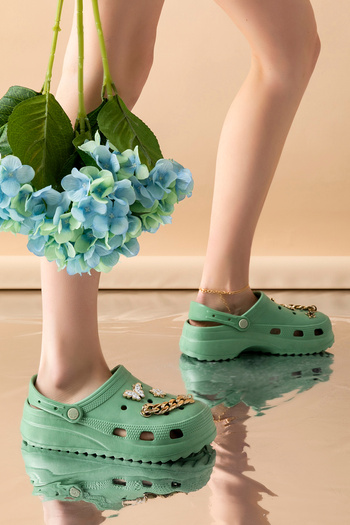Twingo Stoned High Scale Non-Slip Sole Daily Beach Sea Pool Bathroom Cook Nurse Doctor Slippers