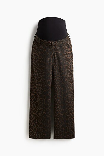 H&M MAMA Geniş Gabardin Pantolon