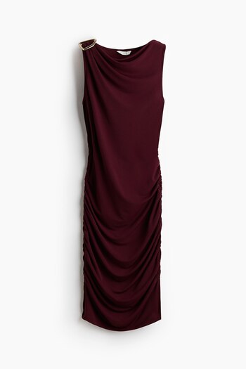 H&M Drapeli Elbise