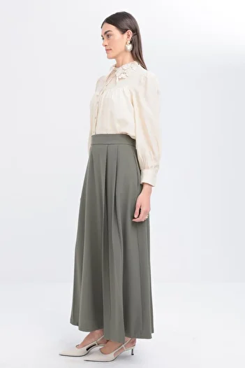 ALLDAY Khaki-Skirt