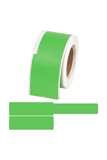 Choice green 100Pcs 25*38+40mm Cable Labels Wire Marking Network Waterproof Laser Printer Sticker Organizer