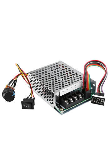 Choice Multicolor DC10V-55V PWM Brushed DC Motor Speed Controller CW CCW Reversible Switch With Digit Displ