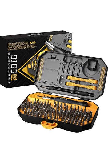 Choice 145 in 1 JM-8183 145 In 1 Precision Screwdriver Set Hex Phillips Magnetic CR-V Bits For iPhone PC Pr