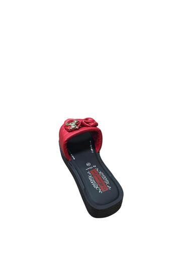 VİZYON Women's Flat Sole Bow Slippers