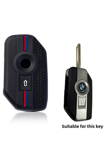 Choice black Silicone Key Case Skin Cover for BMW R1250GS R1200GS C400gt F750GS F850GS K1600B K1600GT R1200