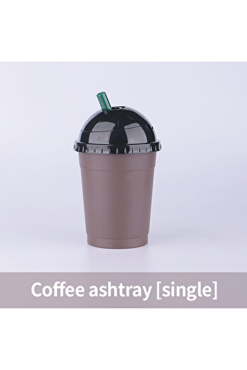 Choice Brown Car ashtray, household high-temperature resistant, separable ashtray, coffee cup, creative and