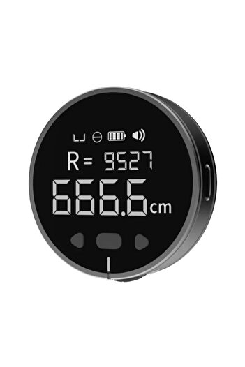 Mijia black DUKA ATuMan Little Q Electric Ruler Distance Meter HD LCD Screen Measure Tools Rechargeable 99