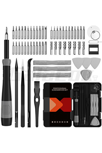 Choice 58 in 1 Gray 58 in 1 Precision Screwdriver Set with Torx T5 T6 T8 Mini Repair Tool Kit for Computer