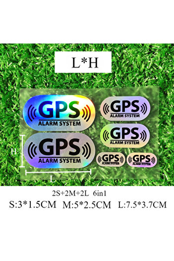 Choice 6in1 GPS-Reflective laser 1SET GPS Reflective Laser Motorcycle Stickers Waterproof Motorbike Fuel Ta
