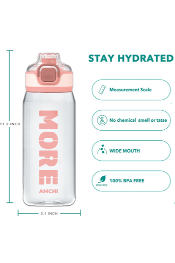 AMCHI BABY Outdoor Sports Water Bottle Leak Proof 550ml BPA Free