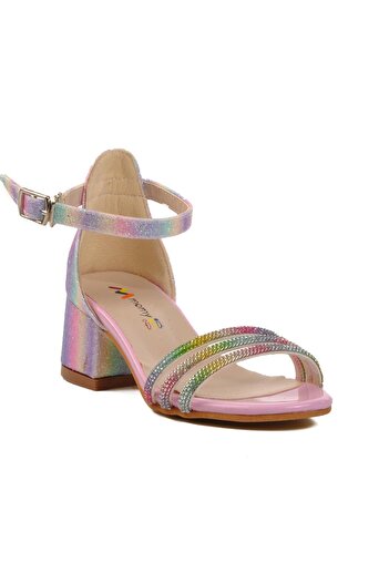 WALKWAY 6504 P Pink Children's Evening Dress Shoes Momy