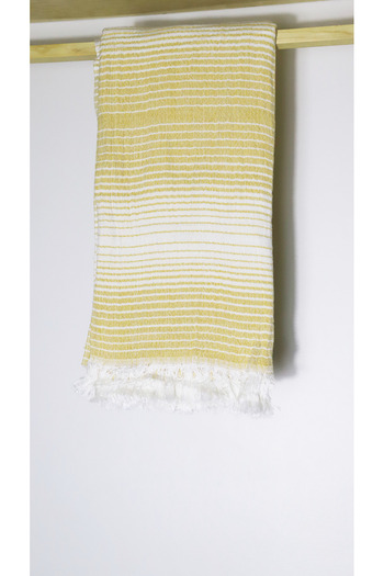 AQUATOLIA Li̇kya Striped Peştemal - 100% Cotton - 100X180 - Peshtemal - Beach Towel - Striped Pattern
