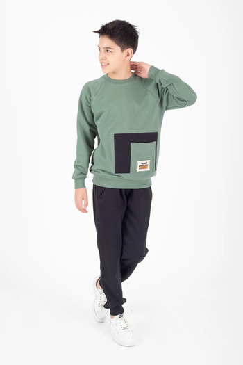 monny Pafim 4-13 Years Cotton Seasonal & Winter Boys Tracksuit Set Double Set