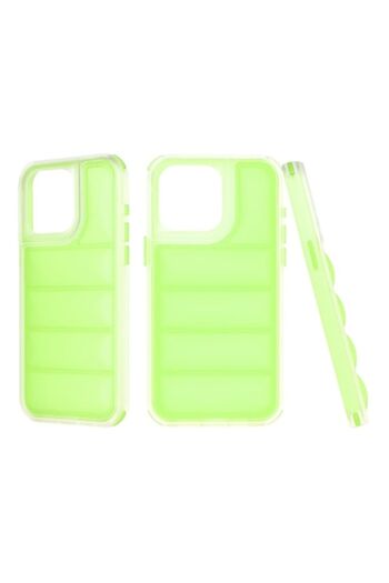 Fils High-Protection Case for iPhone 15 Pro Max, Wave Shield, Thermoresistant Plastic, Green Forest