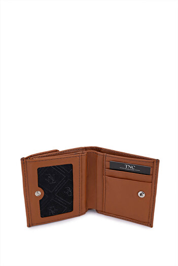 Tamer Tanca Unisex Genuine Leather Tan Wallet Wallet