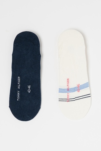 Tommy Hilfiger , Set of ankle socks - 2 pairs, White, Ultramarine blue, Size 39-42