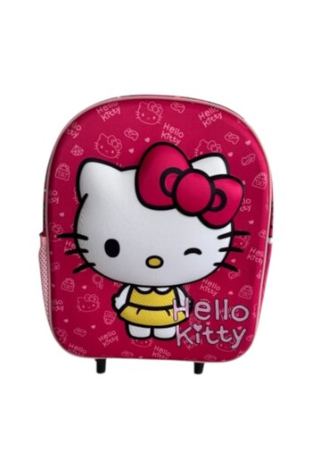 Hello Kitty 3D trolley, 32x26x11cm, multicolor, adjustable and reinforced straps, My Style, Hello Kitty