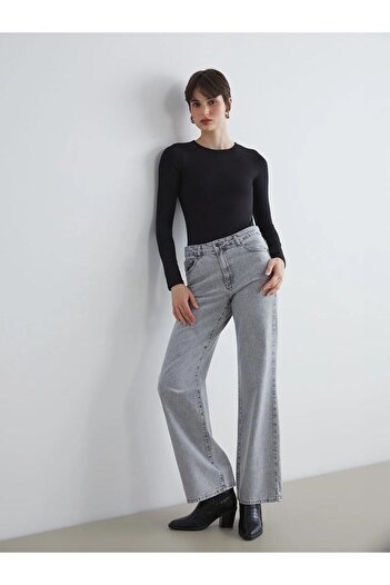 LC Waikiki Γυναικείο τζιν παντελόνι LCW Jeans Wideleg (W5)