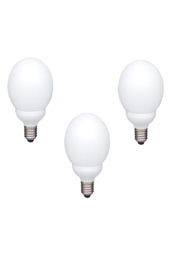 PANASONIC Set 3 becuri economice EFG18E27HD-3, putere lampă 18W, echivalent cu becuri incandescente de 80W