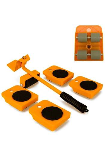 Generic Furniture Lifter & Moving Tool Set – Heavy-Duty Furniture Mover with Lifting Jack & 360° Rotatabl