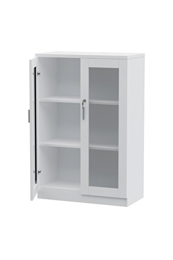 Mahmayi Carre 120 White Medium Height Cabinet
