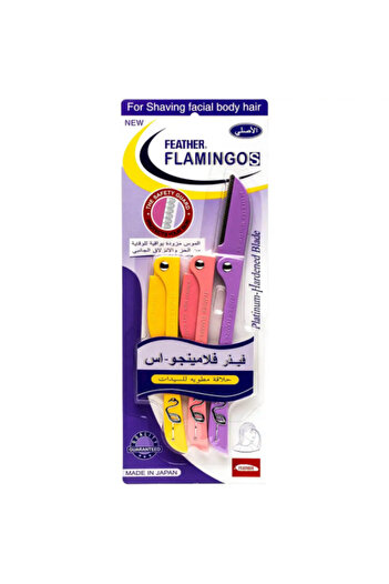 Flamingo Razors for Face and Body - 3 Pieces