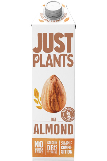 Just Plants Băutură vegetală cu migdale, fără zahăr, 1L, JUST PLANTS