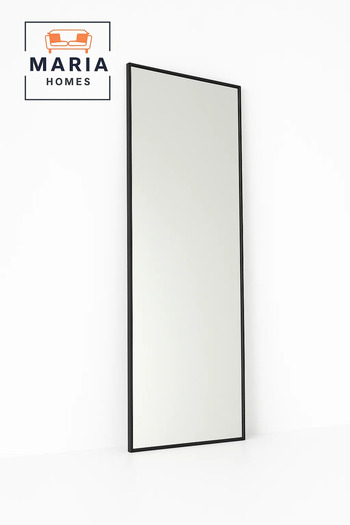 MARIA HOMES Full-Length Rectangular Mirror with Thin Black Frame-size 140*70CM