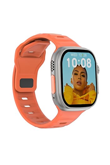 ideal STORE Smartwatch Alfa Watch®Max 2.02 Inch, Orange Edition