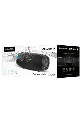 Kruger&Matz Explorer+ Kruger&mat Portable Bluetooth Speaker - Power, Durability, Connectivity