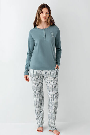 Arnetta Women's Green Pajama Set